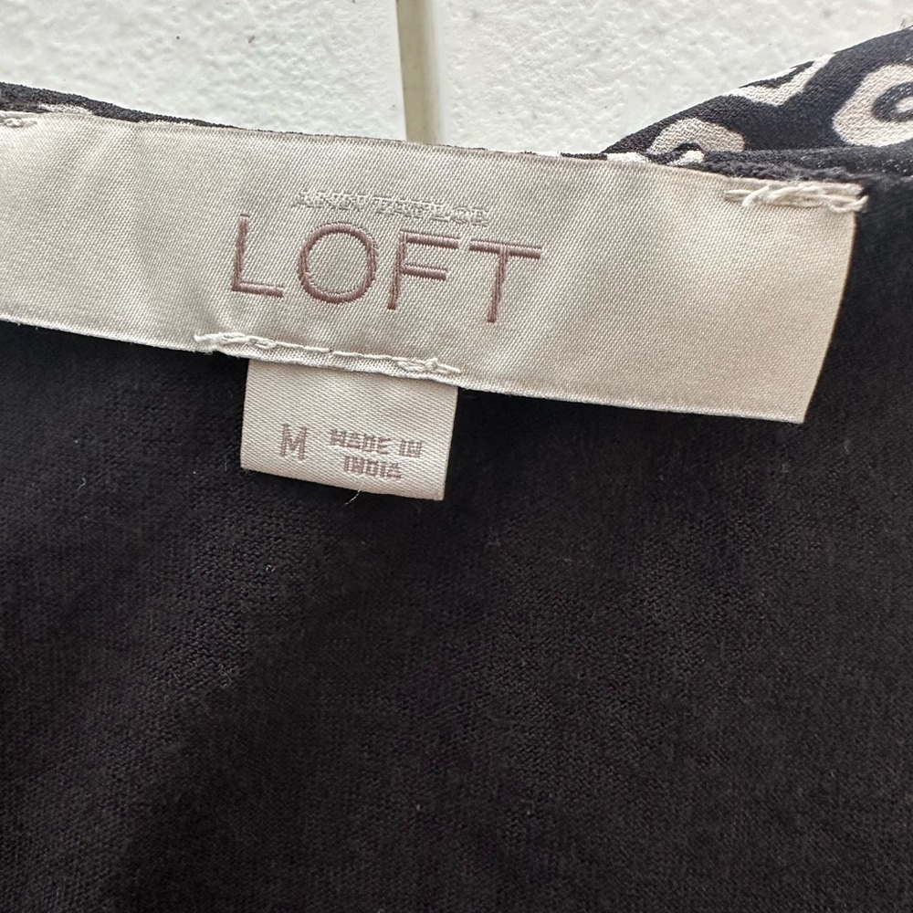 Loft Layered Split Back Patterned Tank Top - image 4